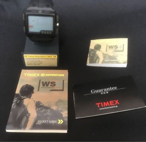 極美品 初代TIMEX エクスペディション WS4 ブラック T49664