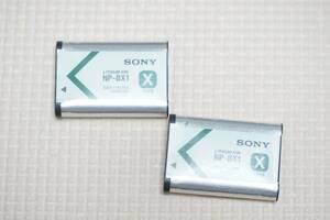 SONY ソニー リチャージャブル バッテリーパック　NP-BX1 HX系 RX1系 RX100系 WX系など 中古品 2個セット8/8