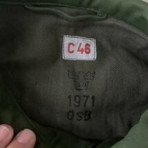 70s【Swedish Army】1971年製 M-59 Field Jacket スウェーデン ミリタリー M59 フィールド ジャケット c46_画像2