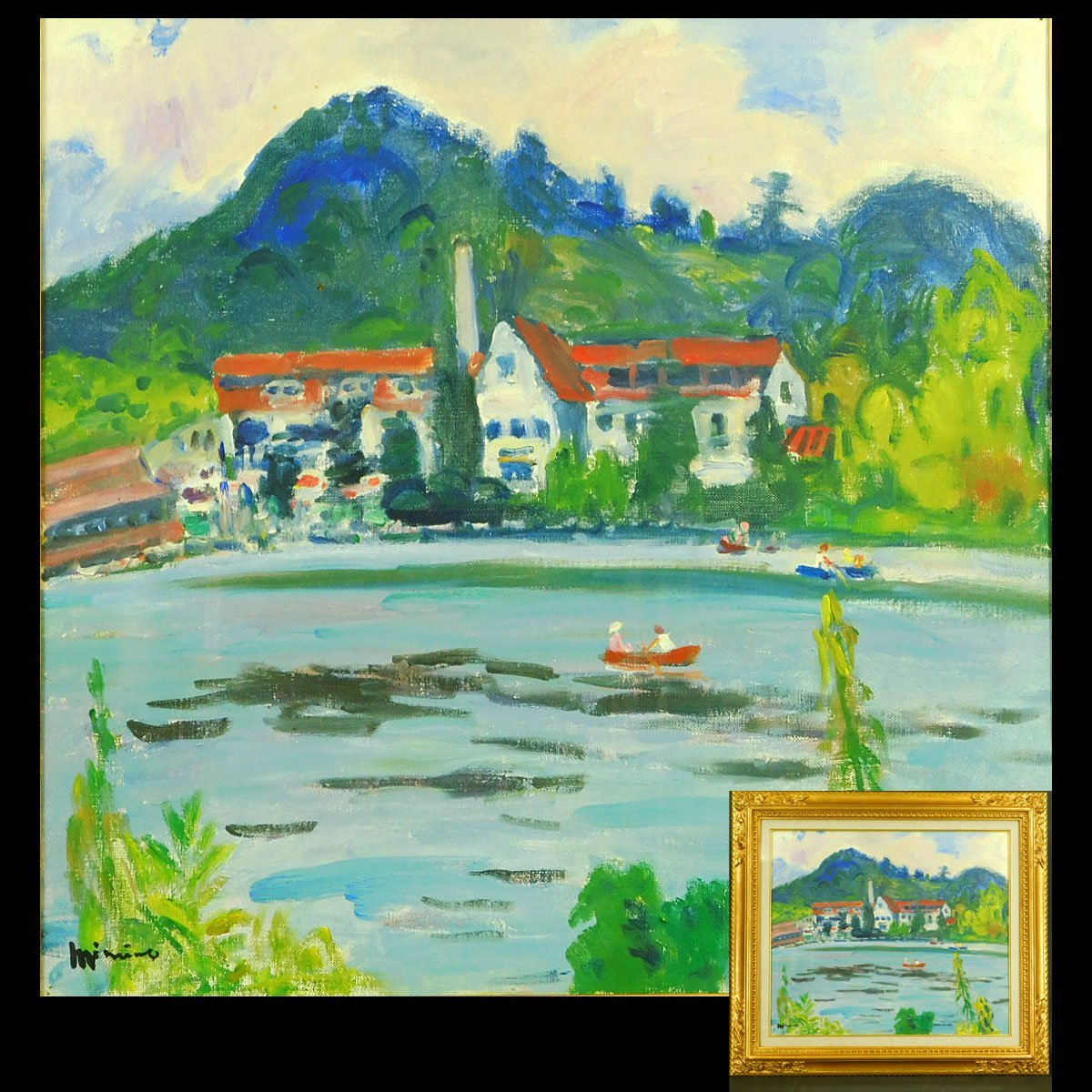 2023年最新】ヤフオク! -油彩風景画 芸術院の中古品・新品・未使用品一覧