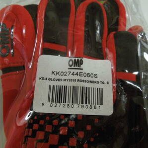 ＯMPカートグローブKS-4レッド/ブラック（KS-4 GLOVES RED/BLACK SIZE S )新品の画像2