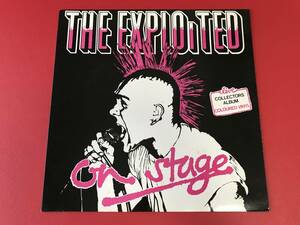 ◆THE EXPLOITED ON STAGE (エクスプロイテッド)/輸入盤/カラーレコード/EXP LP2001　　＃H18YY2