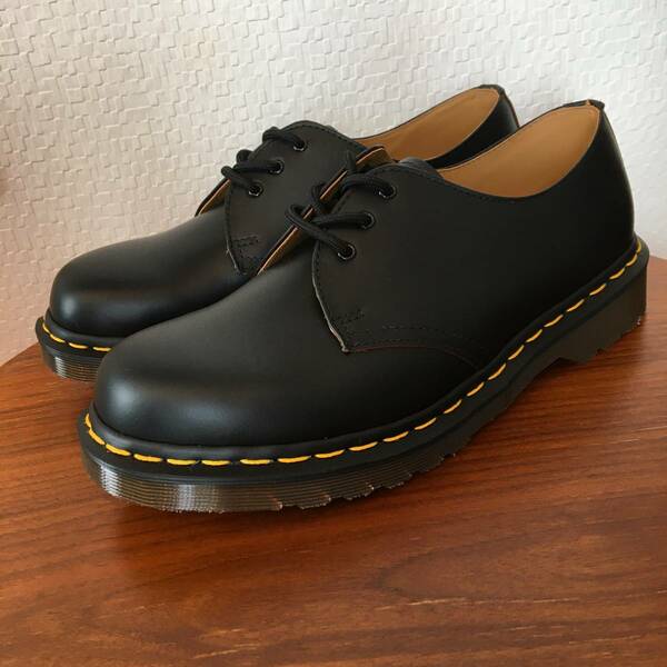 UK 6（25.0cm）｜ドクターマーチン Dr.Martens 1461 ヴィンテージ ENGLAND製 12877001 黒 YS 3ホール VINTAGE 靴 (正規品)(新品)(即決)