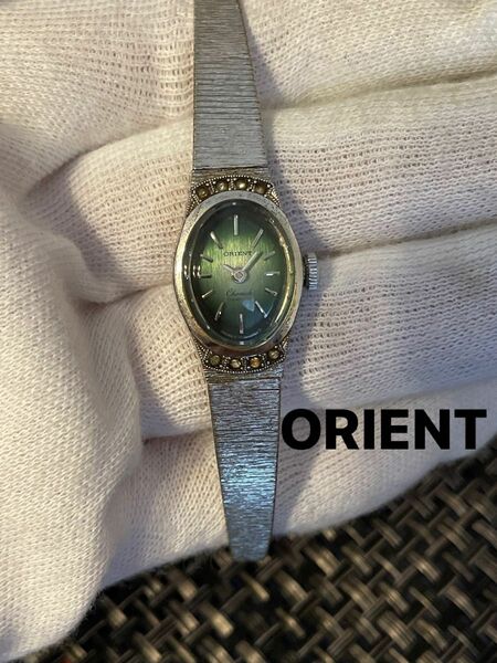 ORIENT オリエント　手巻き　稼働品 レディース　腕時計　おしゃれ