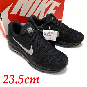 新品 箱あり 23.5cm ナイキ ウィメンズ エアマックス 2017 スニーカー NIKE WMNS AIR MAX 2017 849560-001 ブラック レディース シューズ