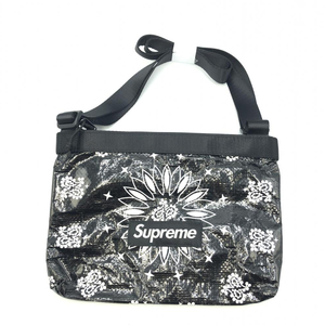 【中古】Supreme 21SS Bandana Tarp Side Bag ブラック　シュプリーム[240017575454]