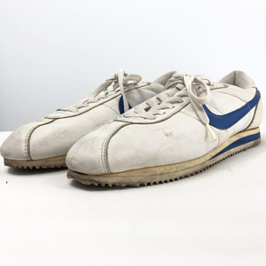 【中古】NIKE 95年製 CORTEZ レザー ホワイト ブルー 26.5cm 102011-141 ナイキ[240017579733]