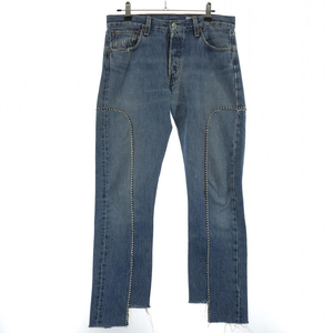 【中古】LEVI'S × OLD PARK 再構築ウエスタンジーンズ サイズS インディゴ リーバイス × オールドパーク[240017579976]