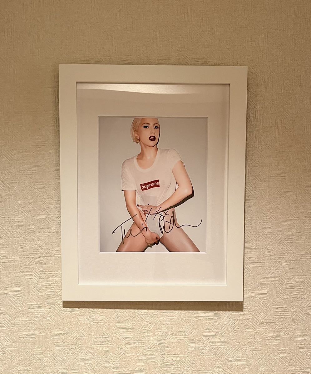 Limitierte Auflage, Terry Richardson, Lady Gaga, Originalfoto, SUPREME, signiert, Kunst, Hobby, Kultur, Kunstwerk, Andere