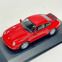 【S2】1/43 ミニチャンプス　Porsche 911 Type 993 Carrera Cabriolet raspberry red_画像1