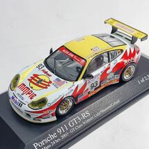 【S2】1/43 PORSCHE 911 GT3RS LE MANS 24HRS 2003 ミニチャンプス ポルシェ PMA_画像1