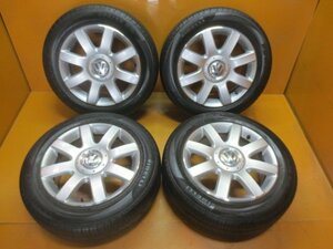 ☆スピスタ☆タイヤホイール　VW純正　トゥーラン　ゴルフ　パサート　ビートル　16インチ　205/55R16　中古　6.5J +50　112-5 R16959 18