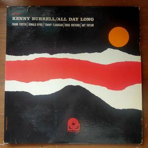 【美盤）Kenny Burrell - All Day Long PRLP 7277 MONO 手書きRVG ABマーク