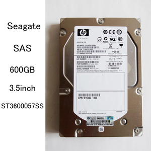 ★フォーマットのみ確認済 シーゲート SAS 600GB 3.5インチ HDD ST3600057SS 15K Seagate ジャンク HP #3805
