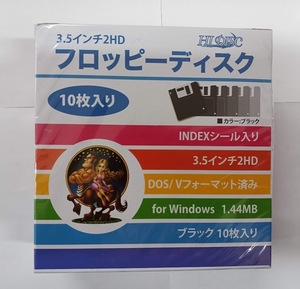 HIDISC 3.5インチ2HD フロッピーディスク HD2HD10P 10枚パック