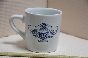 陶器製 J.PRESS 100th Anniversary マグカップ 100周年 記念 検索 Jプレス ロゴ マーク VAN 非売品 グッズ ノベルティ