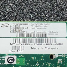 DELL INTEL 0X3959 デュアルポート 有線LANカード 動作確認済み PCIExpress x4 有線LANアダプタ PCパーツ (2)_画像4