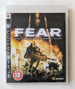 PS3 フィアー ファースト エンカウンター アサルト リコン F.E.A.R. FEAR First Encounter Assault Recon EU版 ★ プレイステーション3