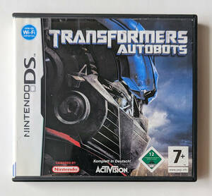 NDS トランスフォーマー：オートボッツ TRANSFORMERS AUTOBOTS EU版 ★ ニンテンドーDS / 2DS / 3DS