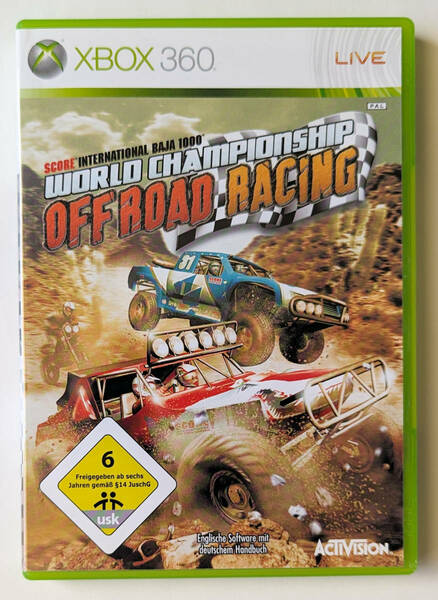 バハ1000 オフロード レーシング スコア インターナショナル BAJA 1000 WORLD CHAMPIONSHIP Score International EU版 ★ XBOX 360 