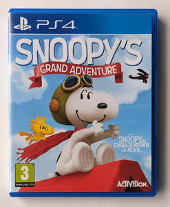 PS4 ピーナッツ ムービー スヌーピーのグランドアドベンチャー SNOOPY`S GRAND ADVENTURE Peanuts Snoopy EU版 ★ プレイステーション4