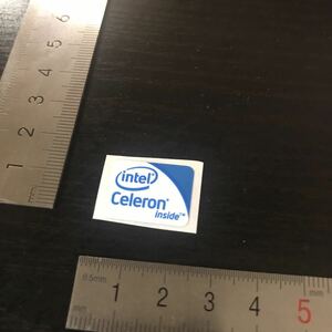 intel Celeron inside パソコンエンブレムロゴシールCPU@1687