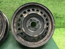 【送料無料】GP5 フィット HV 後期 純正 スチールホイール 15×6J 4穴-100 4本セット 鉄ホイル 冬用/スタッドレス用などにも♪_画像7