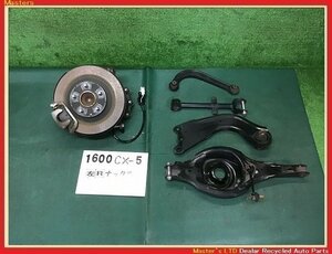 【送料無料】KF5P CX-5 25S Lパッケージ 純正 左 リア ナックル ASSY アーム 類 セット ハブ ブレーキ サスペンション