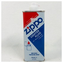 【中古】ジッポZIPPOオイル小缶赤青1992～1998液減りヴィンテージアンティーク【送料無料】_画像1