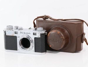 良品 Nikon ニコン Sレンジファインダーカメラ、ケース付