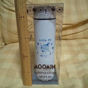  стоимость доставки 510 иен ~ новый товар нераспечатанный Moomin MOOMIN нержавеющая сталь бутылка Stainless Bottle температура сенсор емкость 500ml little mi. белый фляжка 