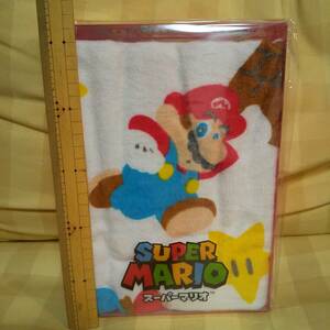 送料510円～ 新品 未開封 SUPER MARIO スーパーマリオ バスタオル マリオ柄 サイズ約60×120 