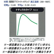 ディクセルR01ブレーキパッドF用 HT51Sスイフト 00/1～05/4_画像3