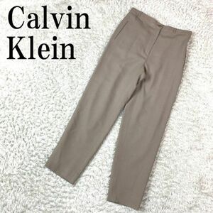 Calvin Klein カルバンクライン テーパードパンツ ベージュ W63H90 ウール ポリエステル 3238