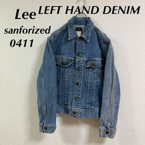 Lee リー LEFT HAND DENIM sanforized 0411 ジージャン M デニムジャケット Gジャンの画像1