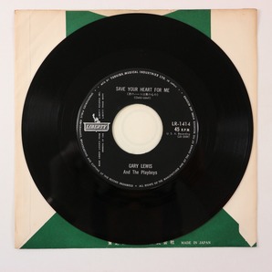 ◆EP◆GARY LEWIS AND THE PLAYBOYS/ゲーリー・ルイス◆君のハートは僕のもの/底抜けビックリ◆Liberty LR-1414◆の画像4