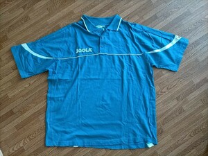 ヨーラ　JOOLA　卓球　ウエア　size: L　Men’s　メンズ 　半袖シャツ　中古品　