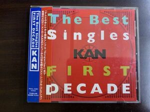 KAN / The Best Singles / FIRST DECADE テレビの中に 東京ライフ 愛は勝つ まゆみ 帯付き PHCL-5061 / 4988011508318