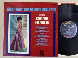 コニー・フランシス CONNIE FRANCIS / GREATEST AMERICAN WALTZES コニーの恋のワルツ 国内盤・ペラジャケ YS-5124