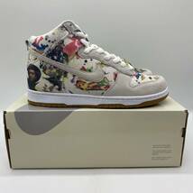 【27.5cm】新品 Supreme NIKE SB DUNK HIGH OG QS Rammellzee ナイキ シュプリーム ダンク ハイ ラメルジー (FD8779-100) 4524_画像5