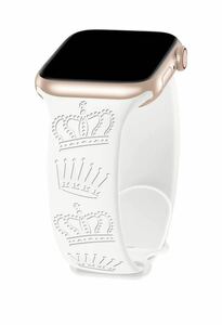 Apple Watch バンド アップルウォッチ バンド シリコン おしゃれ 彫刻入り スポーツバンド 38/40/41mm おしゃれ