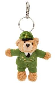 【匿名 送料無料】Harrods ハロッズ Greenman Bear テディベア キーリング キーホルダー グリーンマン バッグチャーム ハロッズ ドアマン