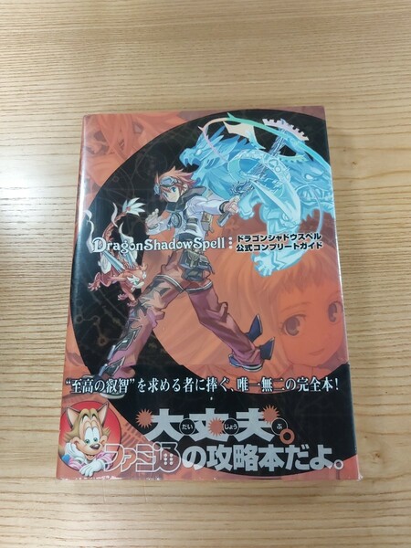 【D2631】送料無料 書籍 ドラゴンシャドウスペル 公式コンプリートガイド ( 帯 PS2 攻略本 Dragon Shadow Spell 空と鈴 )