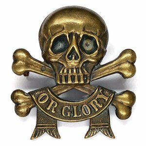 デス オア グローリー ビンテージ ピンバッジ DEATH OR GLORY Vintage SKULL Pin スカル 骸骨 髑髏 WWI Pin 17th / 21st LANCERS Badge