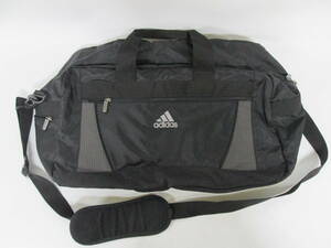 【0926n T5386】アディダス adidas ボストンバッグ ショルダーバッグ ナイロン スポーツバッグ ブラック 黒 56×30.5×29cm 