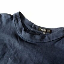 ☆☆ 美品 INDIVI インディヴィ ☆☆ ゆったり可愛い コットン ジャージーストレッチ プルオーバー 05号 XS 春 秋 合服 23B09_画像2