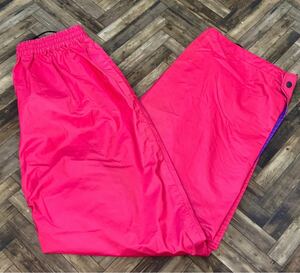 90s GORE-TEX Gore-Tex nylon pants Wind pants pink 9 number 150-160cm outdoor mountain climbing camp 