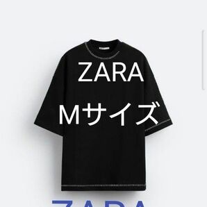 ZARA 半袖Tシャツ 黒 М