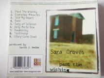 CD/US: クリスチャン- フォーク- サラ.グローブス/Sara Groves- Past The Wishing/Stir My Heart:Sara/Rain:Sara Groves/Everyday Miracles_画像2