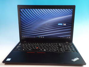 優良品！Lenovo Thinkpad L580 Corei5(8250U)1.6Ghz/16GB/SSD256GB/15.6/Windows10/DtoD/WLAN/消毒済　Ver.2